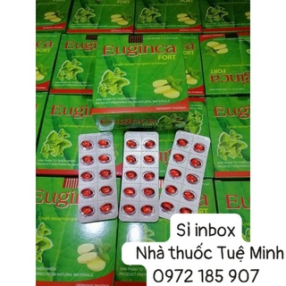 Eurocare fort - Eugica viên uống giảm ho thảo dược hộp 100v