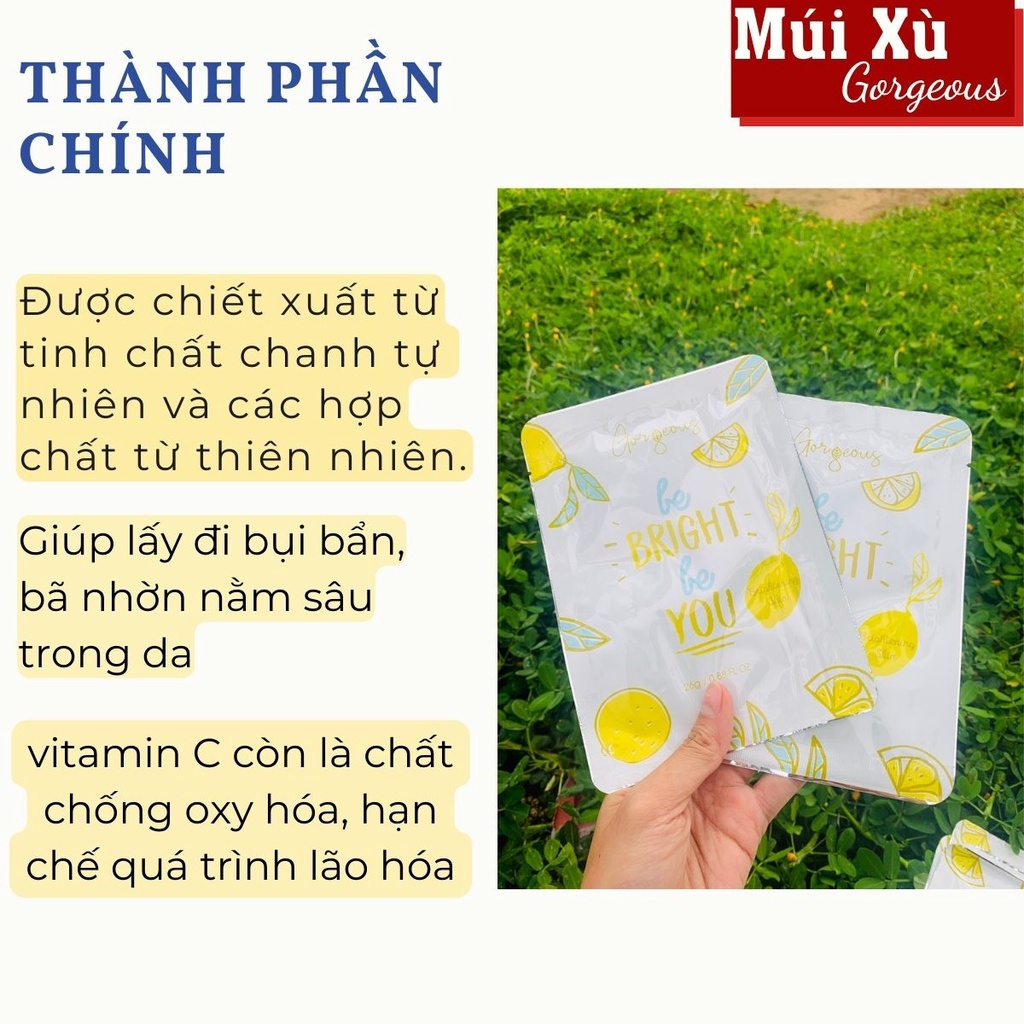 Set Gói Tắm Trắng Chanh, Lemon Giúp Trắng Da
