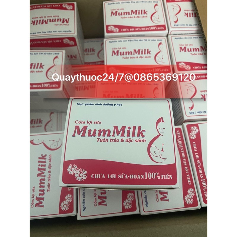 CỐM LỢI SỮA MUMMILK ,TUÔN TRÀO ĐẶC SÁNH (sản phẩm này ko phải là thuốc ko có tác dụng thay thế thuốc chữa bệnh )