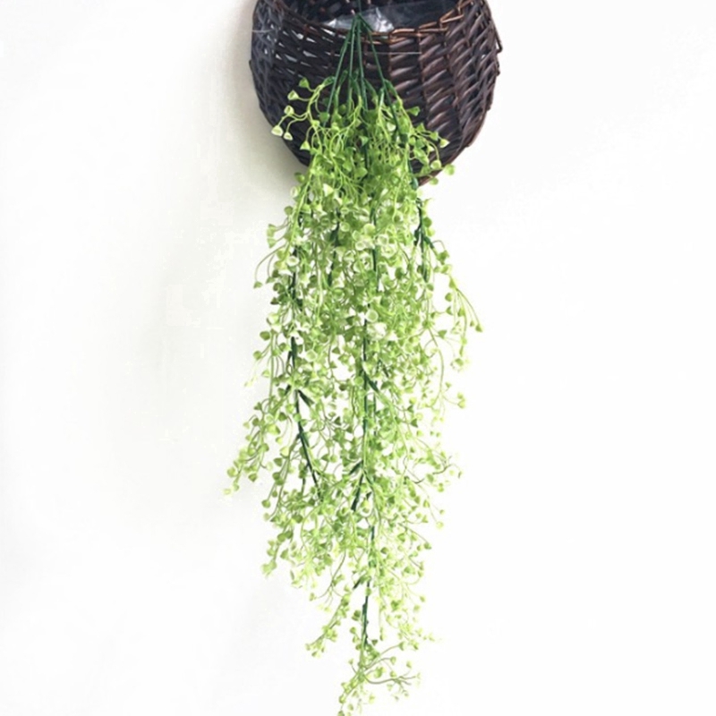 Giỏ dây leo giả treo tường trang trí tiệc cưới 4 màu lựa chọn 65 cm DIY