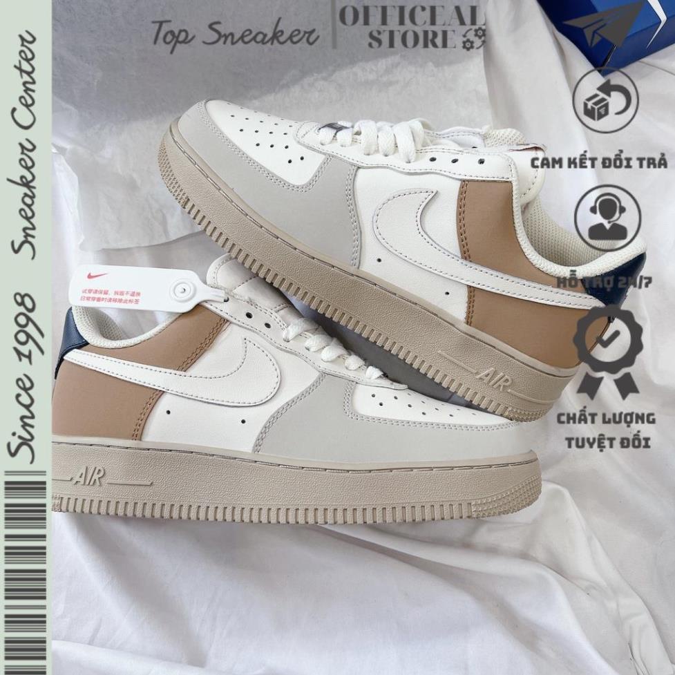 Giày Thể Thao Nam Nữ AF1 For lv8 Milf Cafe Cream Sail, Giày AF1 , Nike Air Force 1 Hàng Đẹp Full Box Bill