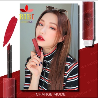 [Chính Hãng - Sẵn - Bill] Son 3CE CHANGE MODE Đỏ Lạnh Soft Lip Lacquer