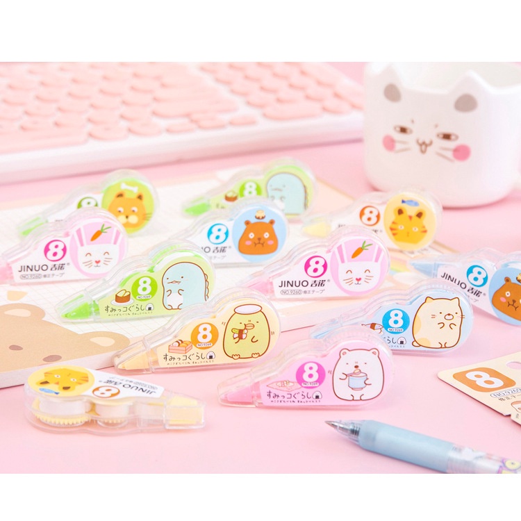 Bút xoá kéo mini dễ thương hình thú