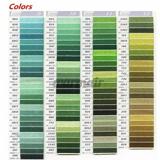 Stitch Colors Cross 447 Thread Pattern Embroidery Kits