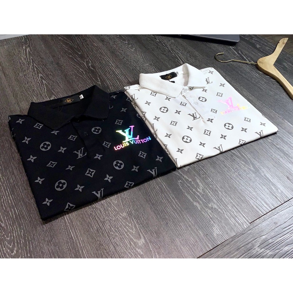 Áo thun nam cổ bẻ_Áo thun thêu logo(chất liệu thun cotton 100%) | BigBuy360 - bigbuy360.vn