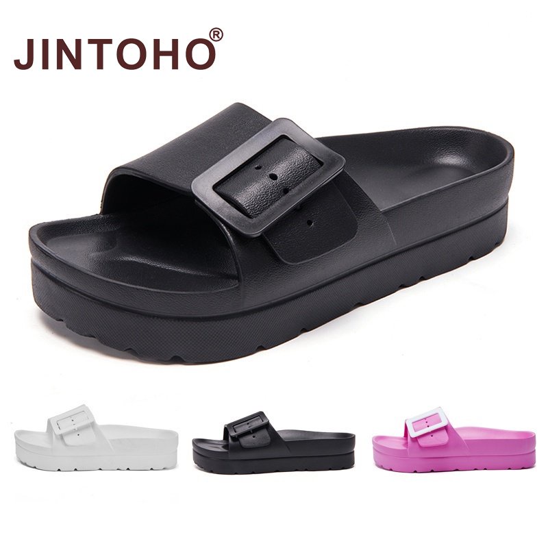 Dép Sandal Đế Dày Tăng Chiều Cao Chống Trượt Thời Trang Cho Nữ
