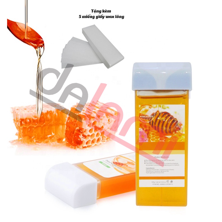 Gel Wax Lông Nóng Mật Ong dạng tuýp (100ml) - Gel Nóng wax lông nách, wax lông tay chân tại nhà tiện lợi