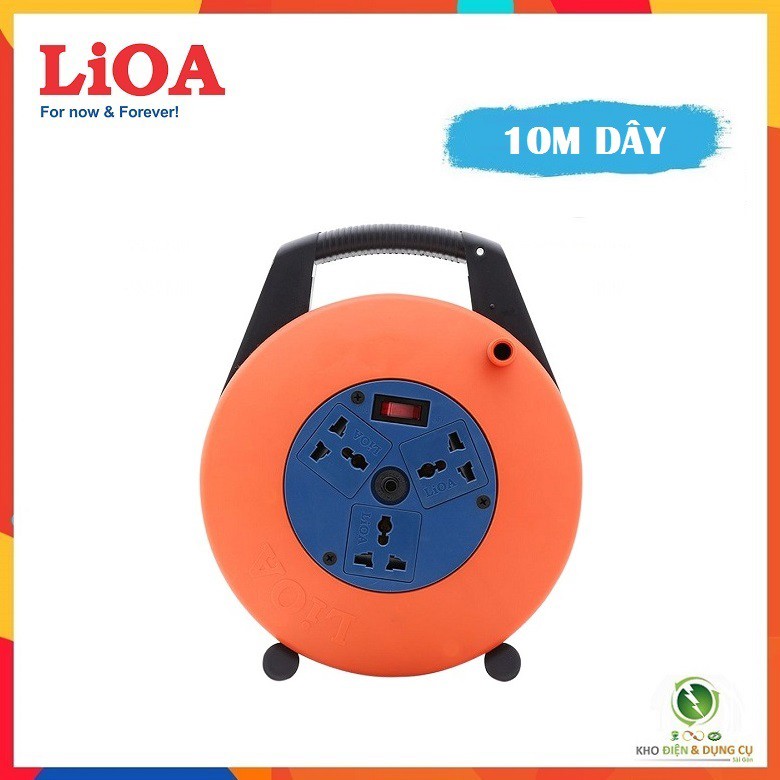 Ổ CẮM ĐA NĂNG LIOA XTD10-2-10A & XTD10-2-15A  ( 10m DÂY ) - BẢO VỆ QUÁ TẢI