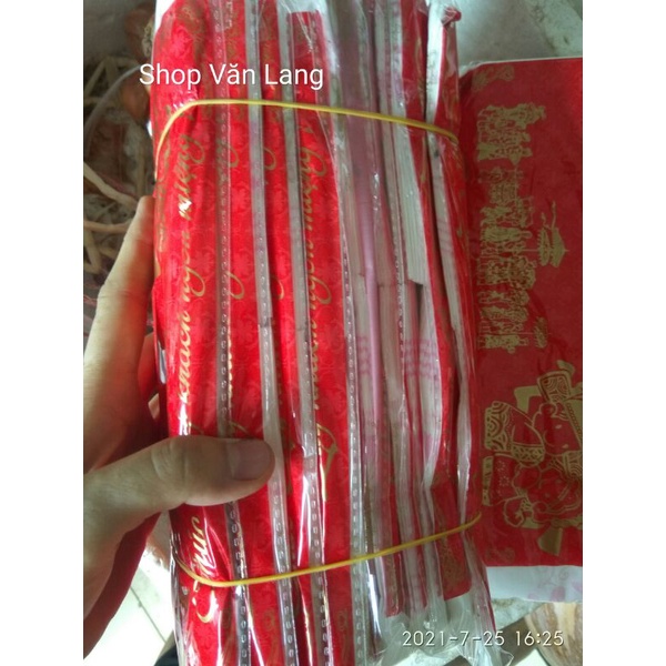 Sét đũa 3 in 1 dùng cho đám cưới gồm 6 đôi đũa tre - tăm - giấy ăn