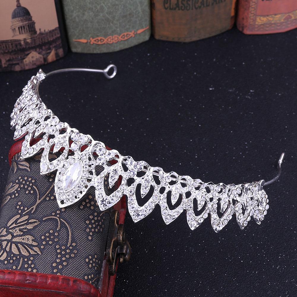 LILYES Vương Miện Hợp Kim Đính Đá Nhiều Màu Sắc