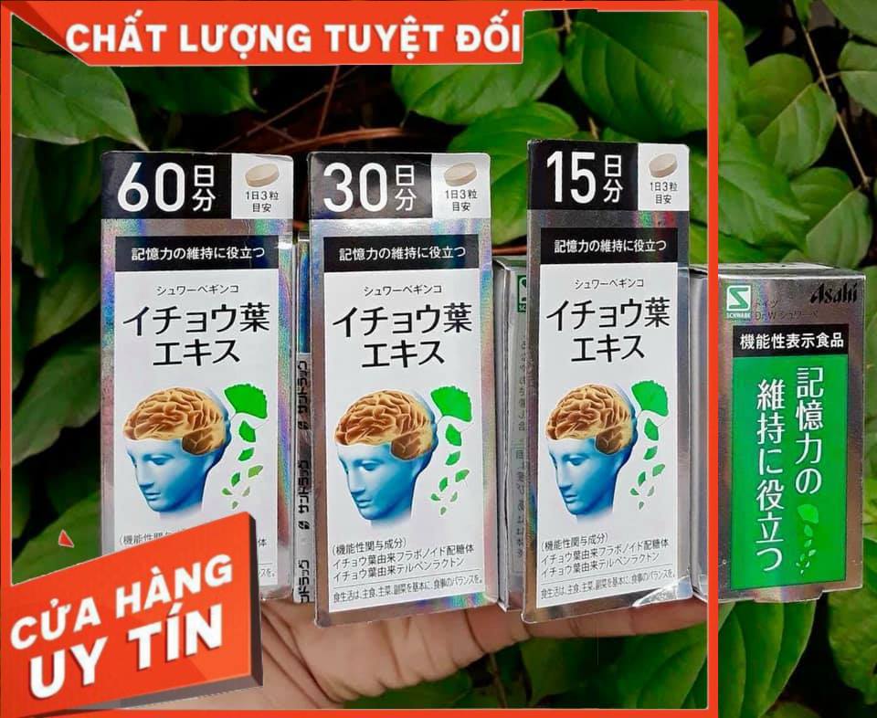 Viên uống bổ não, hỗ trợ tiền đình Asahi Nhật bản