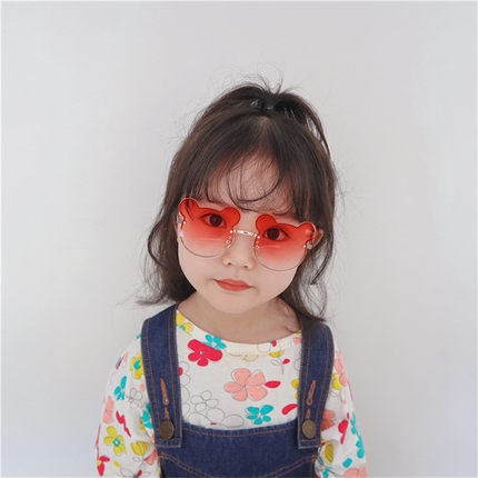Kính Mát Trong Suốt Hình Gấu Dễ Thương Cho Bé 1-6 Tuổi