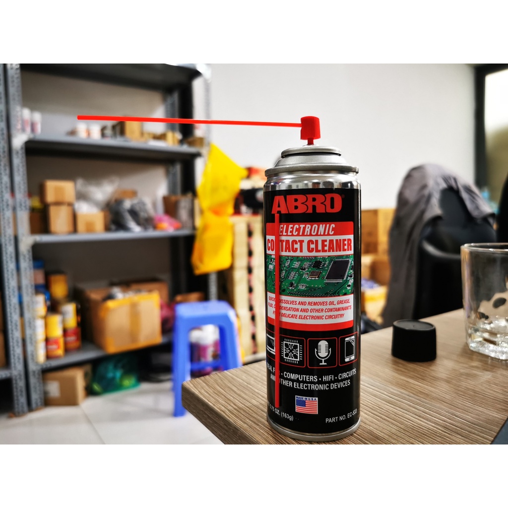 Dung Dịch Vệ Sinh Tiếp Điểm Điện Tử ABRO EC-533 Electronic Contact Cleaner 163g