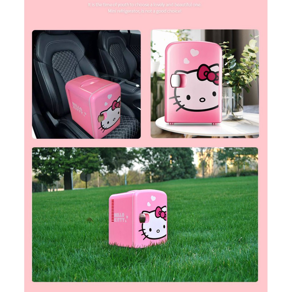 Tủ lạnh mini Hello Kitty Cao cấp 4L