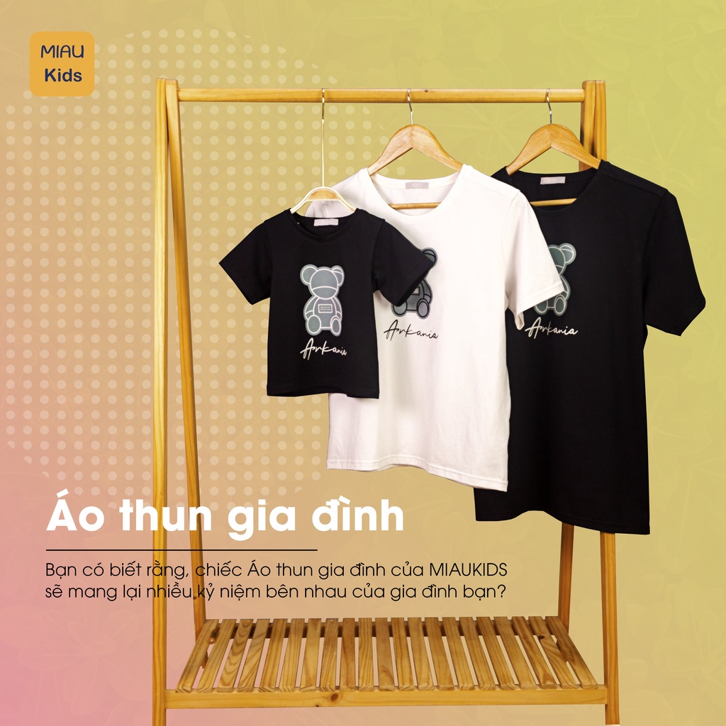 Áo Gia Đình, Đồng Phục Gia Đình, Đồ Đôi Couple Họa Tiết Gấu, Chất Liệu Cotton Co Giãn Thoáng Mát cho cả nhà thêm gắn kết
