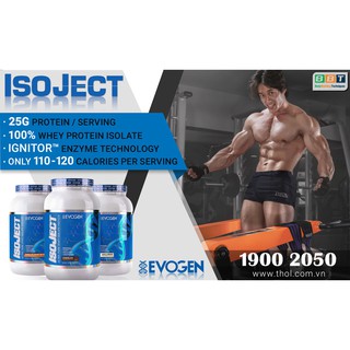 ISOJECT Premium EVOGEN - Whey Isolate tăng cơ VIP nhất