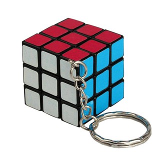Móc Khóa Hình Khối Rubik 3X3X3Cm Dễ Thương