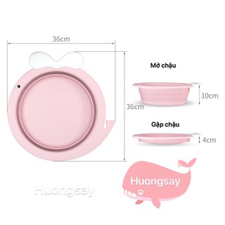 Chậu gấp gọn hình Cá cho bé yêu