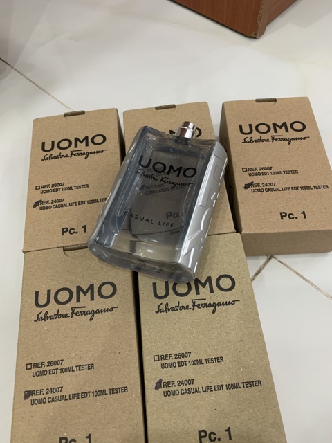 Nước hoa tester uomo casual life 100ml (sx ko nắp như hình) | BigBuy360 - bigbuy360.vn
