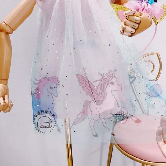 Váy công chúa hình Pony cho bé