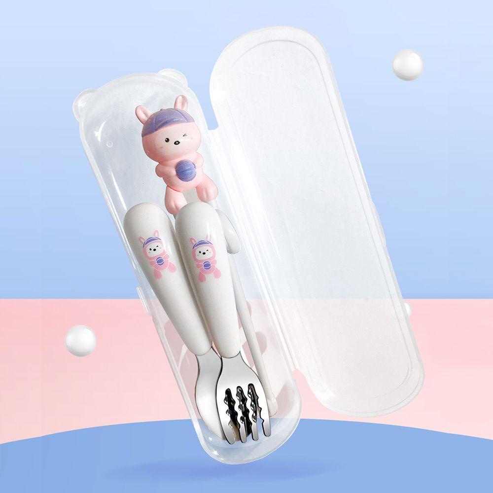 PINEVN Đũa Tập Ăn Cho Bé Bằng Thép Không Gỉ