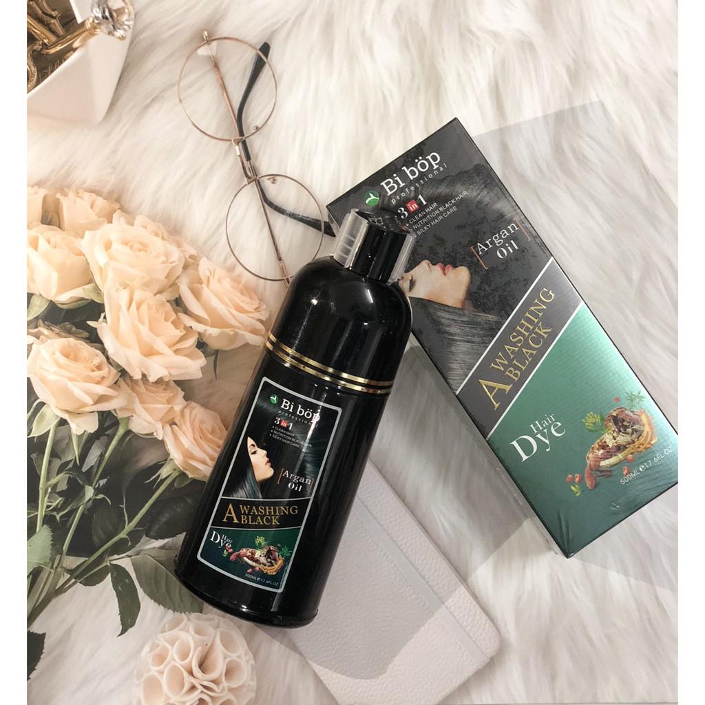 Dầu gội đen tóc Bibop phủ tóc bạc hiệu quả (Mẫu mới 3 trong 1) | BigBuy360 - bigbuy360.vn