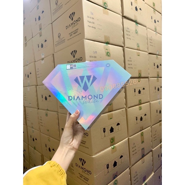 Viên Uống Trắng Da Ngọc Trinh Diamond White, Trắng Da Mờ Nám, Trẻ Hoá Da Hiệu Quả - NEW 2022 [ CHÍNH - HÃNG ]