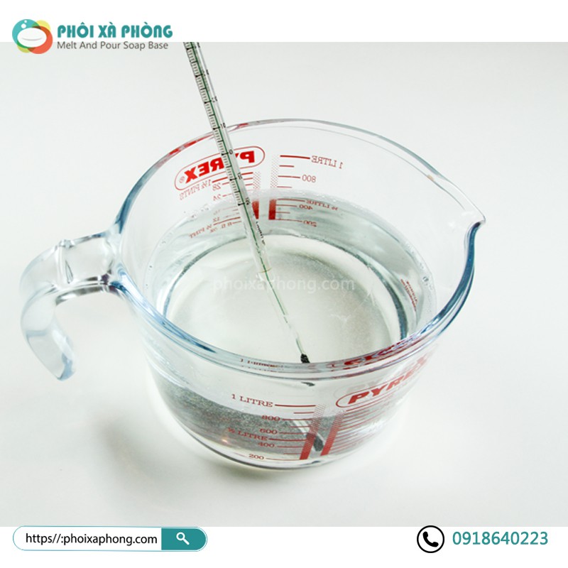 Phôi xà phòng Glycerin Trong Suốt | Clear Glycerin Melt and Pour Soap Base (1Kg) | BigBuy360 - bigbuy360.vn