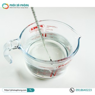 Combo 1kg Phôi xà phòng Glycerin (0.5kg Trong suốt + 0.5Kg Trắng sữa)