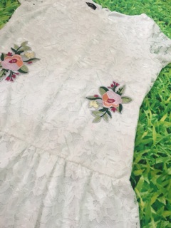 🌈🌈Set mẹ bé ren trắng