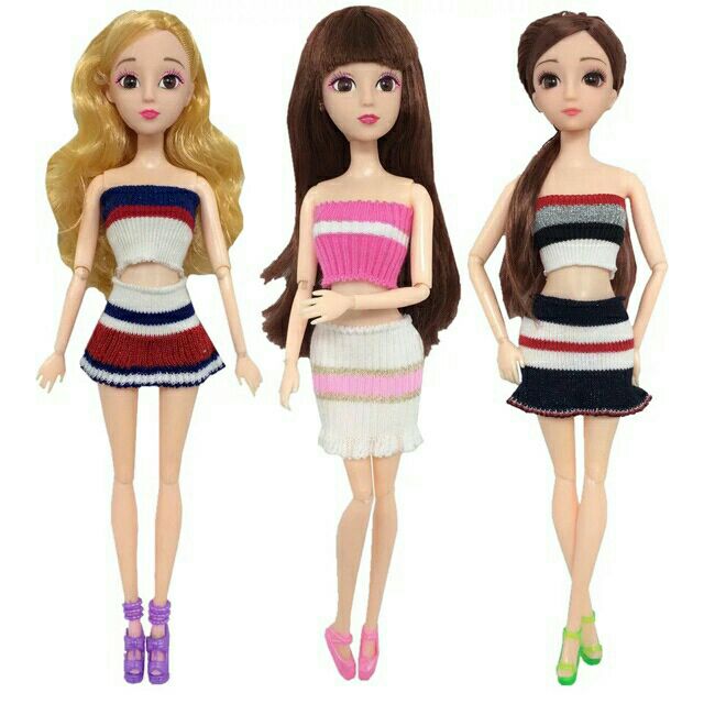 Váy len mặc 2 kiểu cho bb