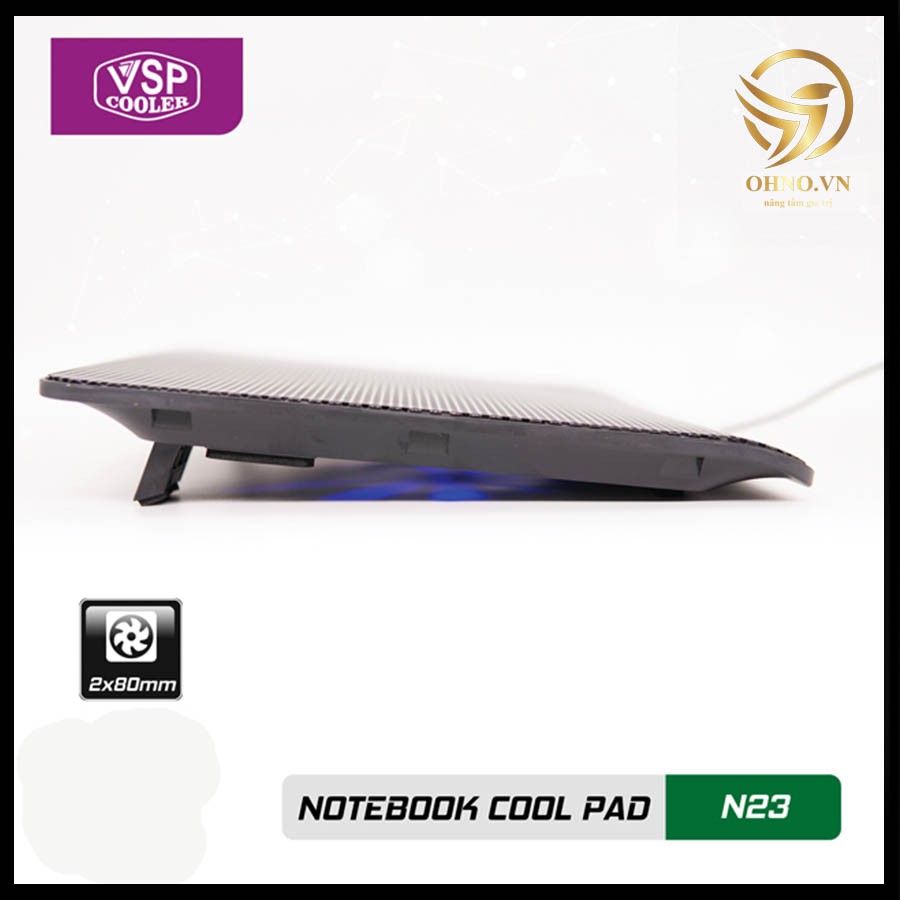 Đế Quạt Tản Nhiệt Laptop Gaming Cooler Master N23 2 FAN Chính Hãng Quạt Đế Tản Nhiệt Lap Top – OHNO Việt Nam