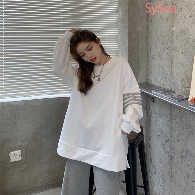 Áo Thun Nữ Cổ Tròn Sọc Ngang Plus size