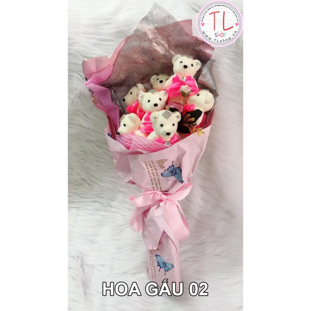 Hoa Gấu xinh xắn -  Hoa hình gấu - Hoa làm quà lưu niệm