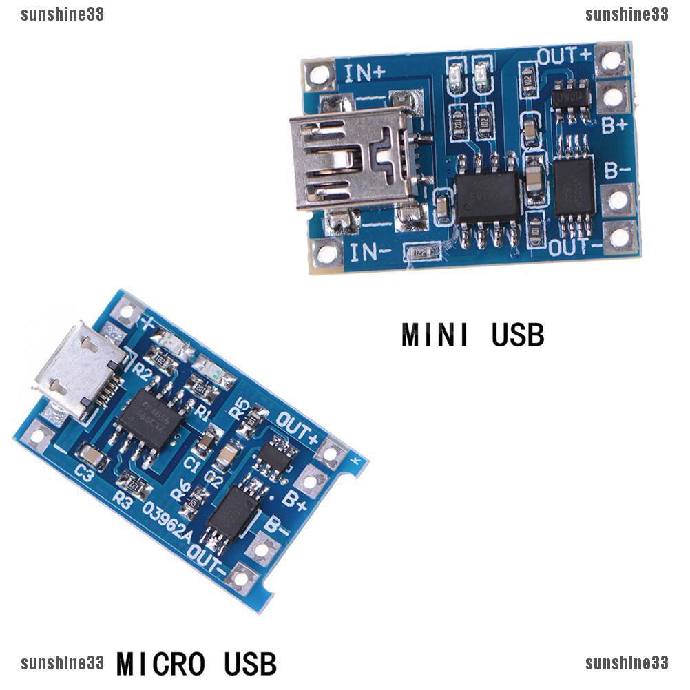 1x Micro / Mini Usb 1a Bảo Vệ Pin Lithium