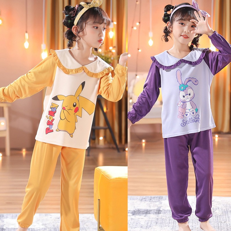 Bộ đồ ngủ 2 món tay dài cho bé gái