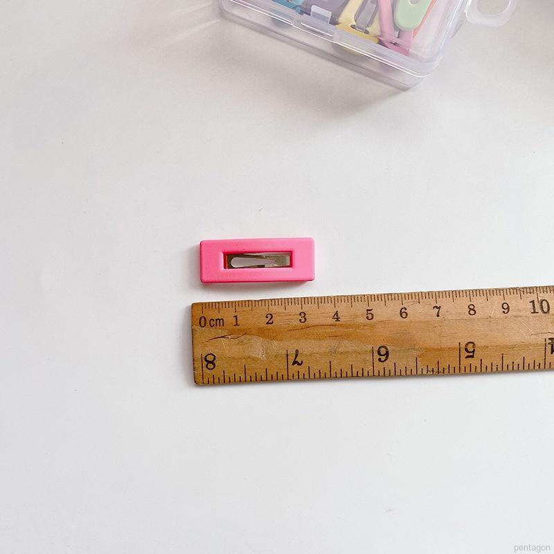 Set 10 kẹp tóc BB màu sắc ngọt ngào dễ thương cho bé gái