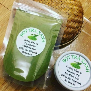 100gr Bột trà xanh đắp mặt nguyên chất