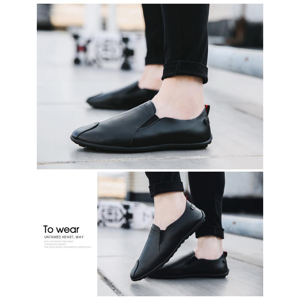 [ HOT ]  Giày lười nam Hàn Quốc đẹp, chuẩn thời trang công sở, giá rẻ năm 2019, Tphcm