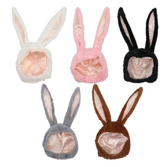 Mũ Tai Thỏ Giữ Ấm Lông Mềm Mại Cho Nữ