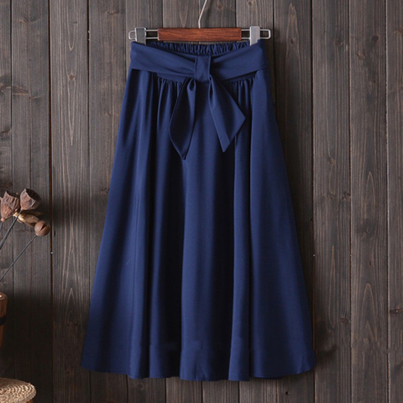 FREESHIP ĐƠN 99K_ Chân Váy Nơ Lưng Cao Phong Cách Vintage | BigBuy360 - bigbuy360.vn