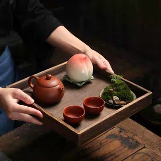Hũ đựng trà quả đào