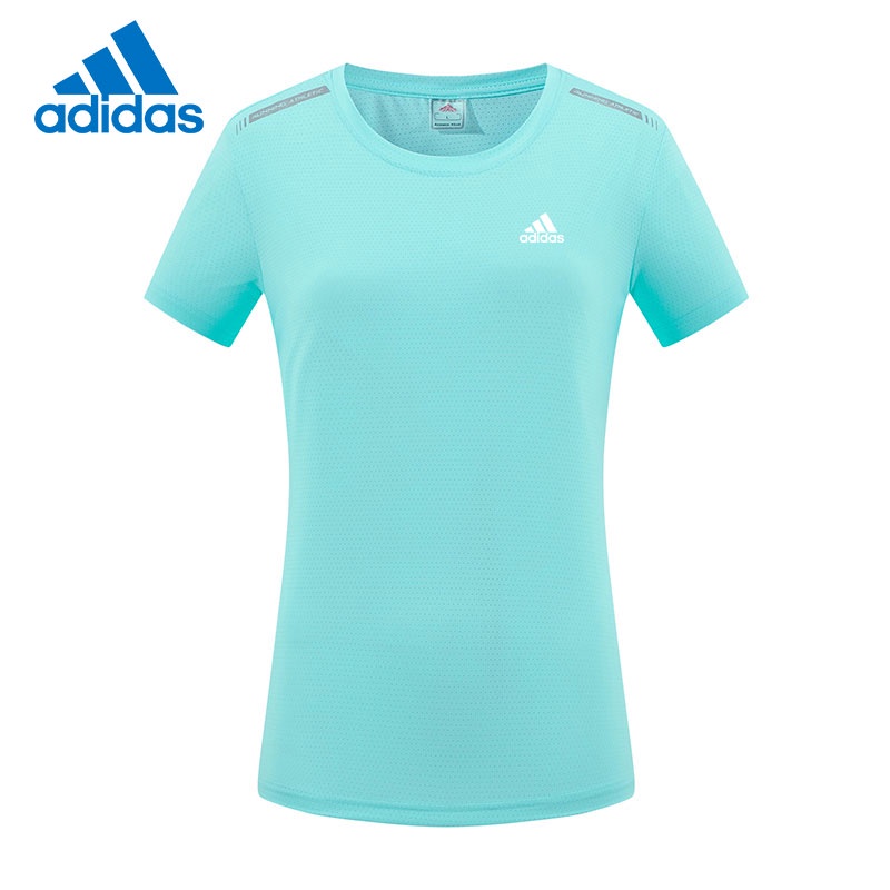 Adidas Áo Thun Thể Thao Co Giãn Size M-4XL Thời Trang Cho Nữ