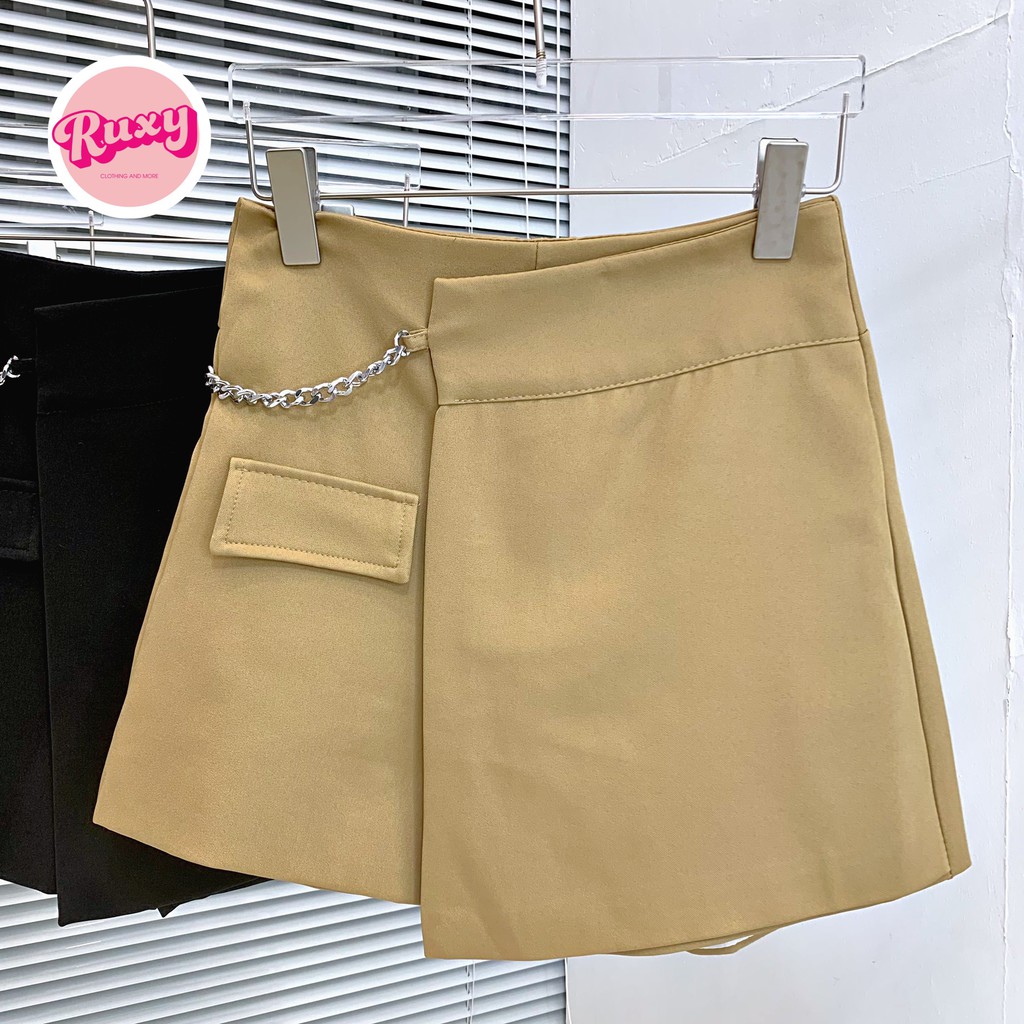 Quần Váy Nữ Ruxy Đai Xích 2 Màu