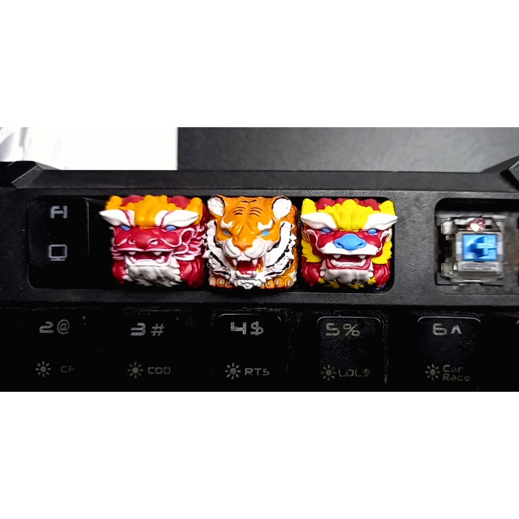 Keycap đầu hổ - nút bàn phím hình đầu hổ