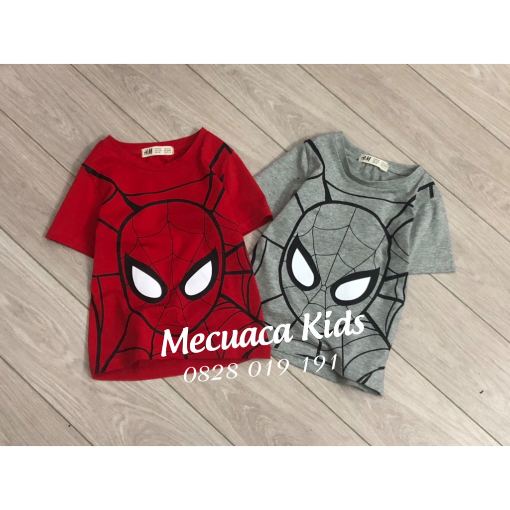 [1-9y] Áo siêu nhân người nhện/Spiderman chất cotton cho bé/bé trai (form nhỏ)