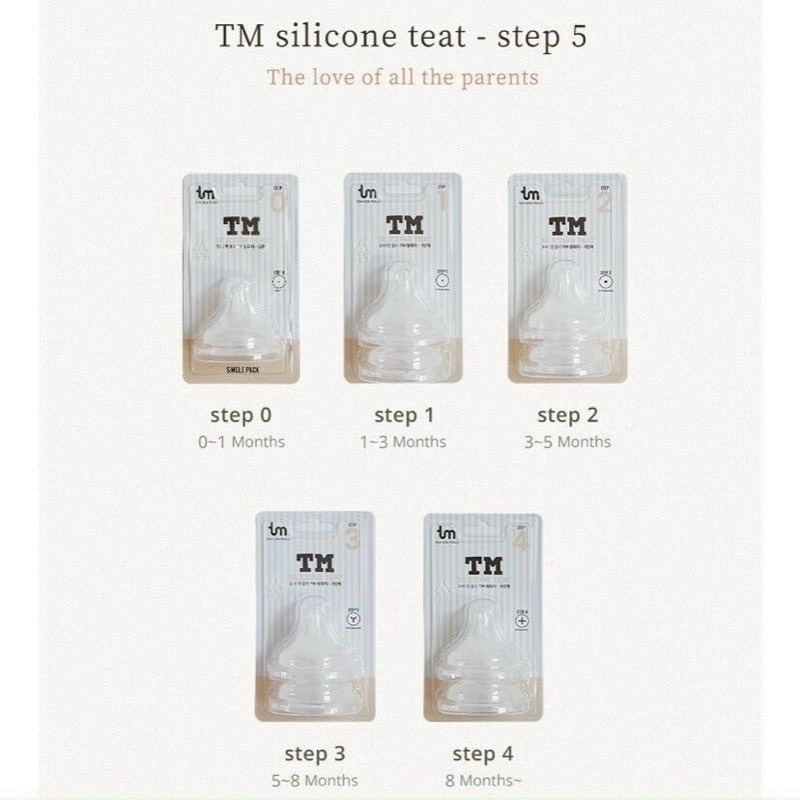 Moyuum/ Tovi - núm ti thay thế bình sữa nội địa Hàn Quốc