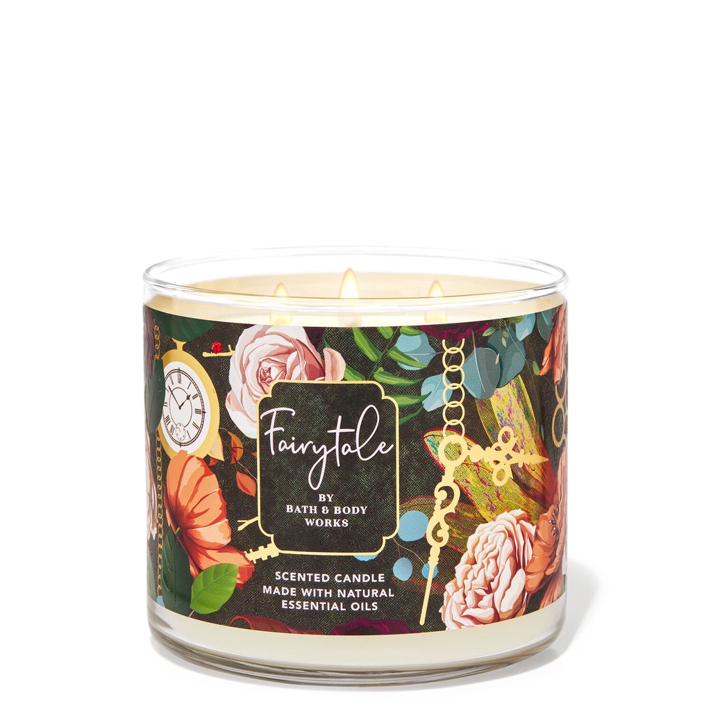 Nến Thơm 3 Bấc Bath And Body Works Thư Giãn Mùi Noel, giáng sinh, Coffee, Champagne Toast, Gingham