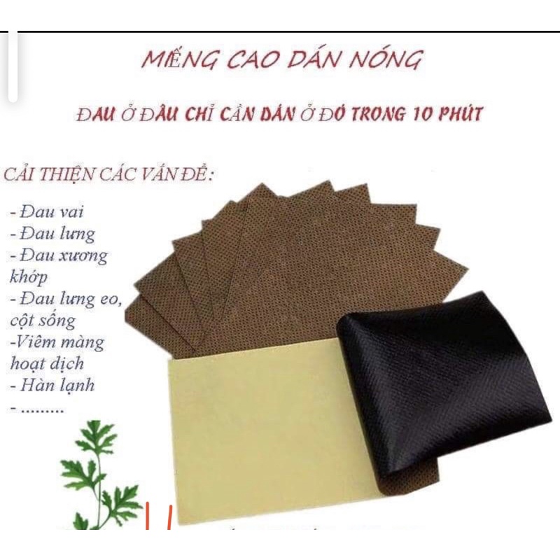 CAO DÁN NGẢI BÀI TRỪ HÀN ẨM CẢI THIỆN NHỨC MỎI XƯƠNG KHỚP