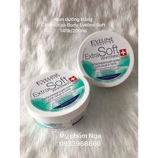kem dưỡng trắng cho mặt và body Eveline Extra Soft